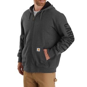 Carhartt Rain Defender Original Fit Fleece Lined Logo Graphic Sweatshirt